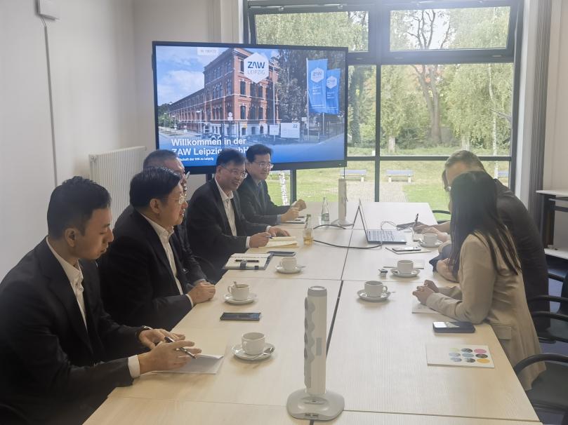 图6.参访德国莱比锡工商业联合会并就IHK职业资格认证合作进行会谈