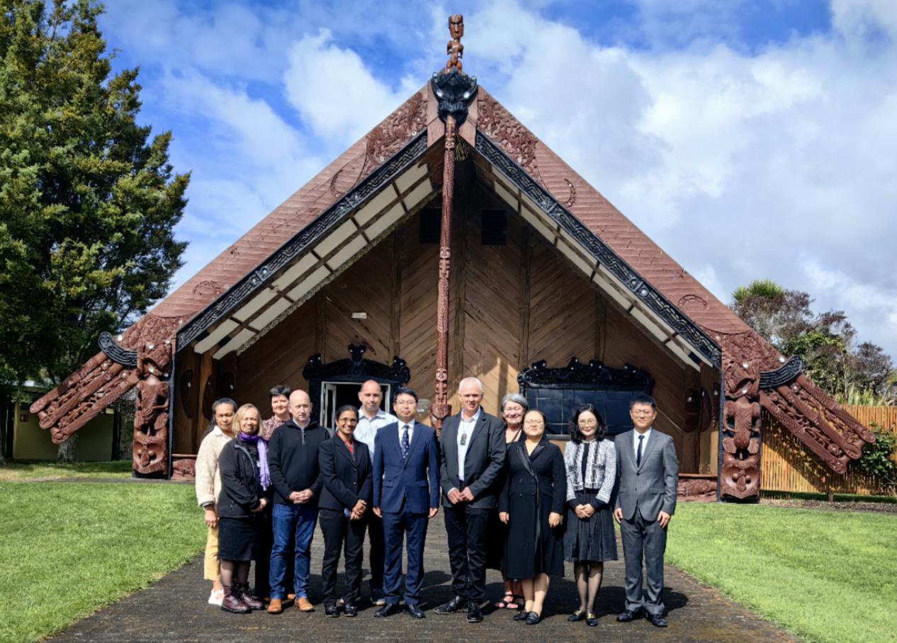 1.新西兰国家理工学院中部理工学院为我校举办毛利文化欢迎仪式